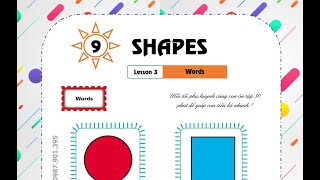 Unit 9 - Shapes - Letter Ii | Tiếng Anh khởi đầu 1