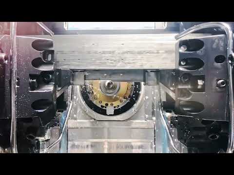 Aluminum Extrusion Machining of an Aerospace part: Seat Track, in the MODIG HHV - Machining Center