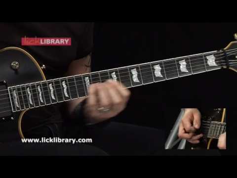 Cemetery Gates - Guitar Solo - Slow & Close Up - www.licklibrary.com