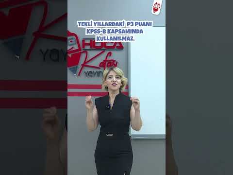 Tekli Yıllardaki P3 Puanı KPSS B Alımlarında Kullanılır mı?