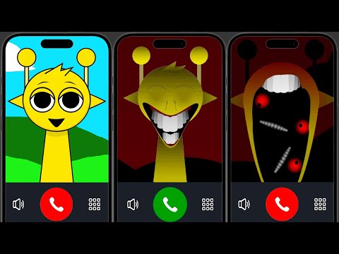 Incredibox Sprunki are Calling the Characters and Scare Them! Don't Let Them Scare You!