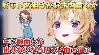 歌みたなどで「なぜバラード曲は少ないのか？」その理由に対して配信者目線で理由を語るポルカ【ホロライブ/切り抜き/尾丸ポルカ】