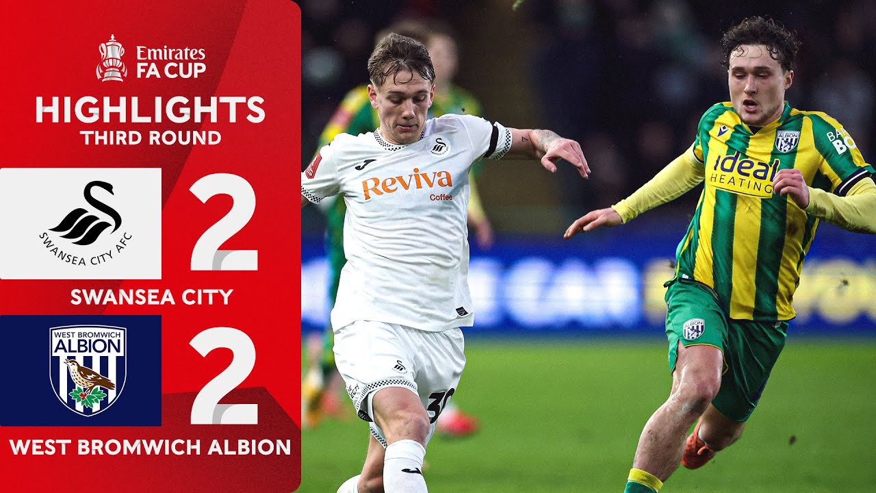 INTENSE penalty shootout 👀 | Swansea City (2-2) West Bromwich Albion | Emirates FA Cup 2025-26