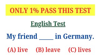 Mixed English Grammar Quiz: Can You Score Over 97%?