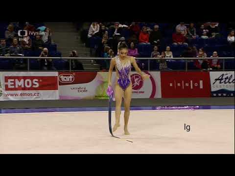 Katherine Uchida Ribbon Final Grand Prix Brno 2020