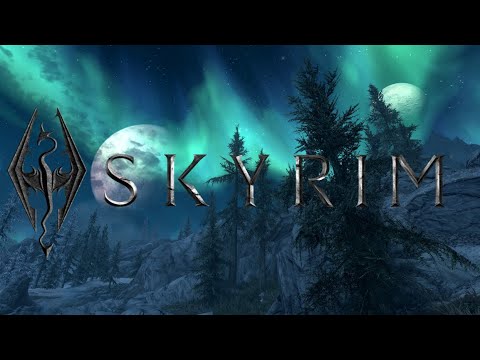 ancient stones - skyrim soundtrack with rain and thunder ambience [1 hour] [ASMR] ⚡🌧️ 🌌