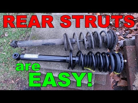 How to REPLACE the REAR STRUTS on a 2000 CHEVY CAVALIER!