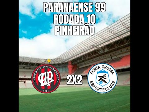 Paranaense 99 - 10ª Rodada - Atlético 2x2 Ponta Grossa