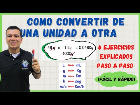 🏅CONVERSION DE UNIDADES DE MEDIDA. Como convertir o pasar  de una unidad de medida a otra.  Fácil