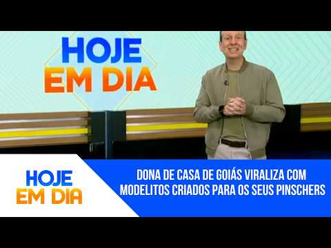Personagens do Brasil: Dona de casa de Goiás viraliza com modelitos criados para os seus pinschers