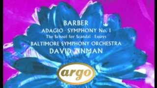 Barber - Overture to 'The School for Scandal', Op.5