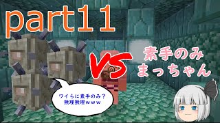 【ゆっくり実況】新・妖夢と2人で暮らすマインクラフトpart11　～エルダーガーディアン素手のみ縛り討伐～