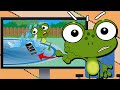 Video Novo SAPO ZÉ VIU O CELULAR CAINDO NA PISCINA Reagindo Aos Melhores Desenhos Infantis