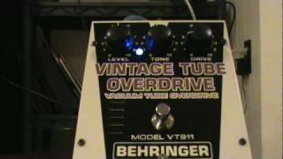 Video thumbnail for Behringer VT911 Vintage Tube Overdrive-with Les Paul by hovercraft Artifact