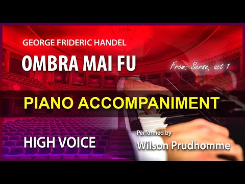 Ombra Mai Fu Karaoke Handel High voice