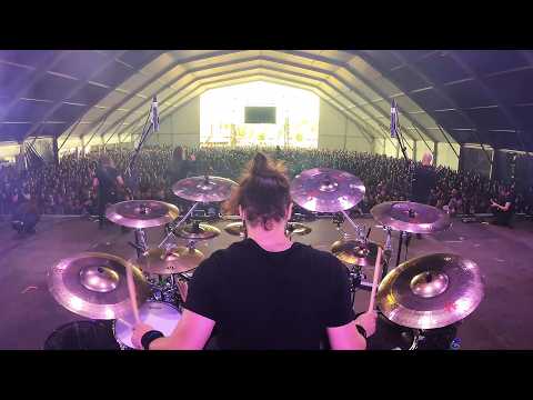 Ne Obliviscaris - Equus - Drum Cam - Live Hellfest 2024 - KEVIN PARADIS