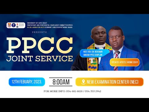 UCC JOINT SERVICE || APOSTLE AROME OSAYI || 12TH FEBRUARY, 2023