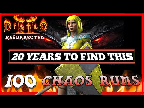 BEST LUCK YET! 100 CHAOS Runs - Diablo 2 Resurrected Ladder Season 3