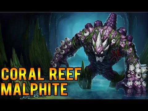 League of Legends - Coral Reef Malphite Skin