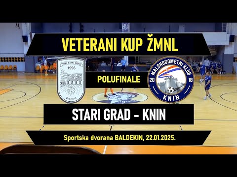 VETERANI KUP ŽMNL: STARI GRAD - KNIN 1:4, 22.01.2025.