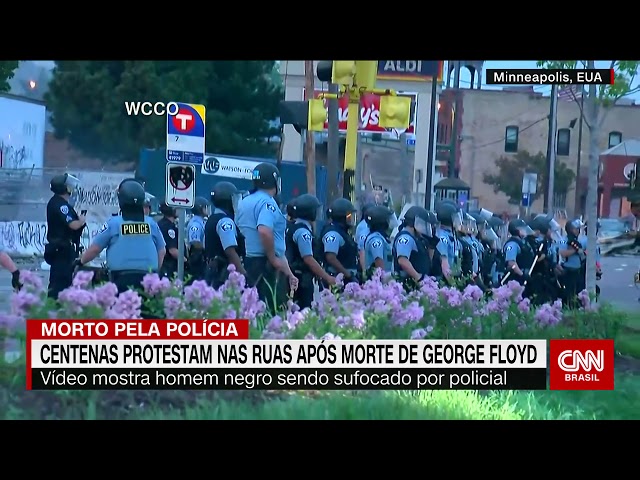 Protestos violentos contra morte de negro sufocado por policial se