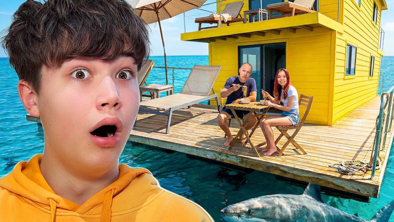 24 часа в домике на воде