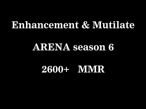 Wotlk Classic PvP Enhancement Shaman & Mutilate Rogue Arena 2vs2 2600 MMR