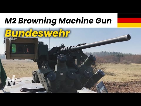 M2 Browning Machine Gun of the German Army | Bundeswehr | Light Weapon Station FLW 200