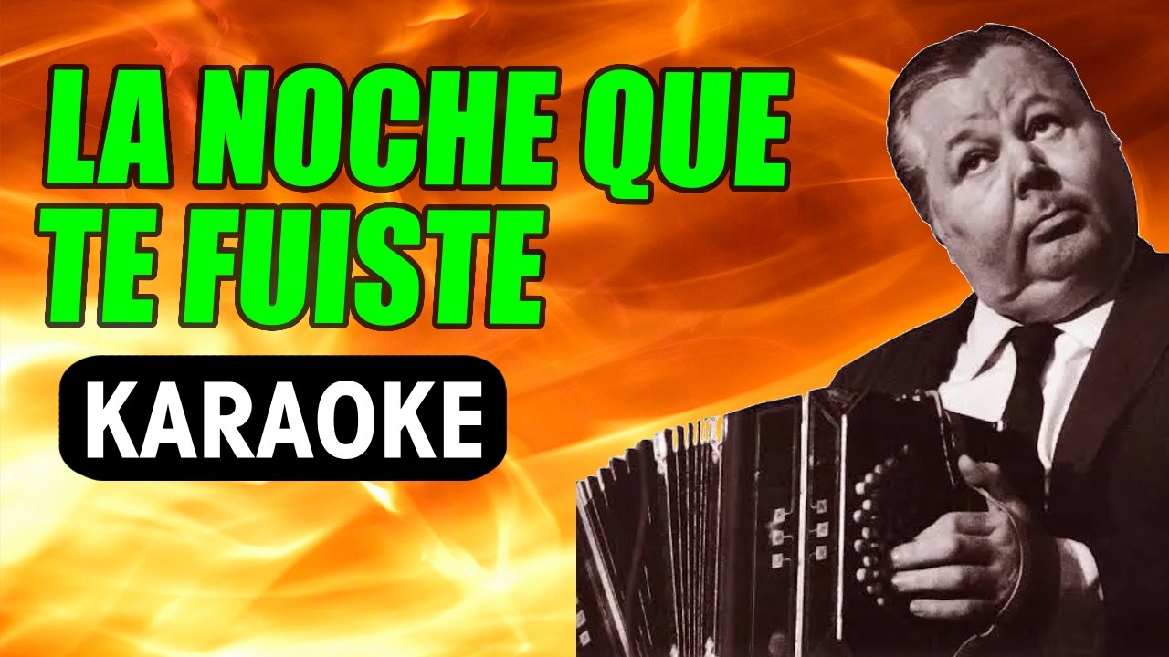 LA NOCHE QUE TE FUISTE