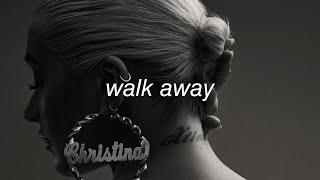 Christina Aguilera - Walk Away (Lyrics)