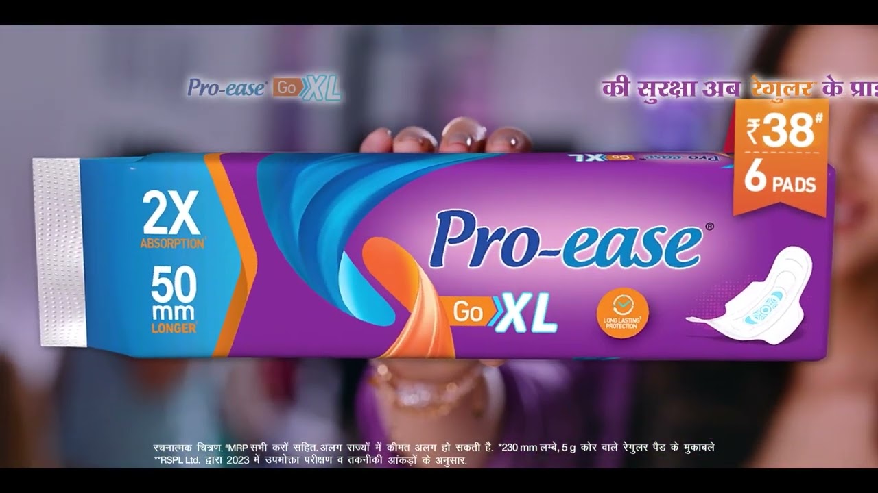 Proease Go XL" ( TVC 6 sec Hindi)