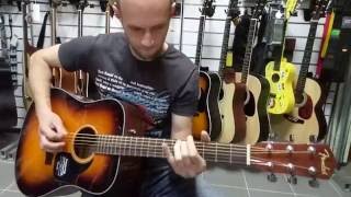 Video thumbnail for Testing guitar Fender CD-60/SB by Roybush band