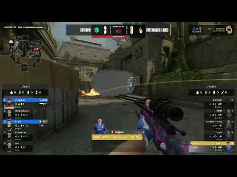 regali 1vs2 AWP clutch - ENTROPIQ VS COPENHAGEN FLAMES - SOUTH EUROPE PLAYOFFS - CSGO