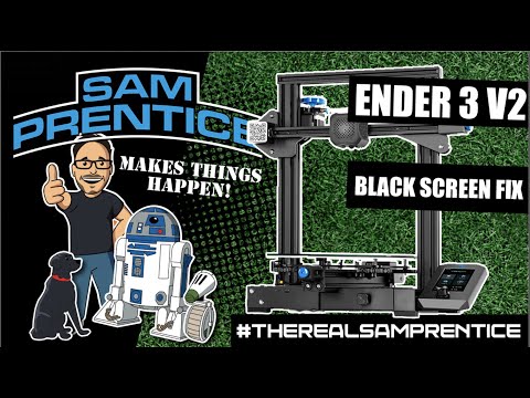 Creality Ender 3 v2 Black Screen Fix Firmware Update