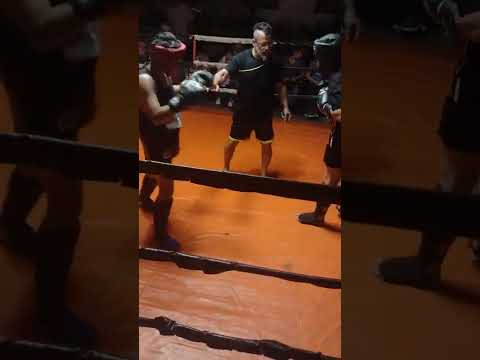 exhibición de kickboxing farías Francisco