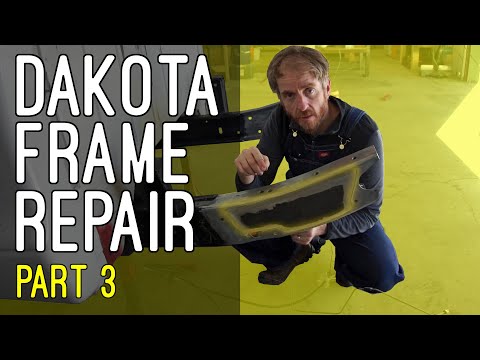 Rusty Frame Repair Dodge Dakota Part 3 - From Frame Section Patch