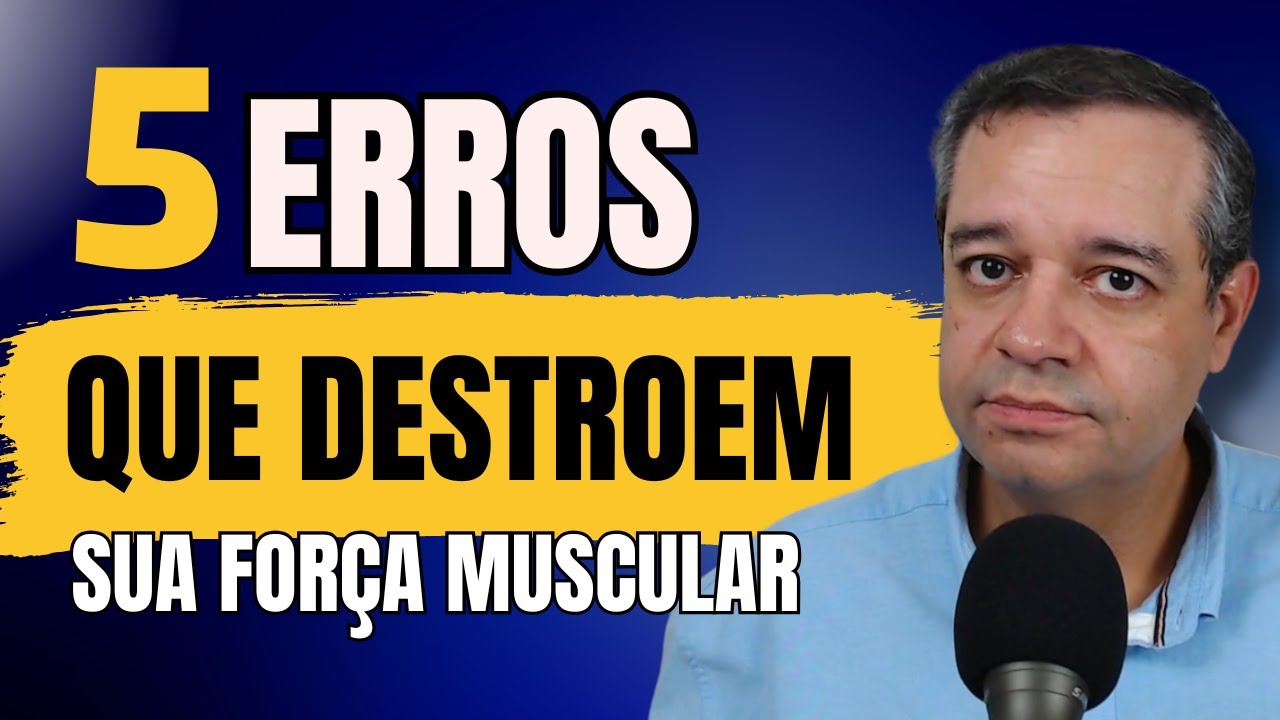 5 MISTAKES THAT DESTROY YOUR MUSCLE STRENGTH AFTER 60 YEARS | Dr Flávio Jambo