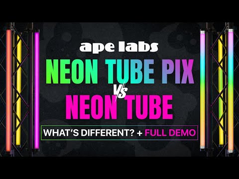 Ape Labs Neon Tube Vs. Neon Tube Pix - What are the differences and Full Demo