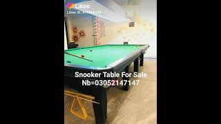 Snooker Table For Sale