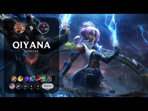 Qiyana Jungle vs Kha'Zix - NA Grandmaster Patch 13.11