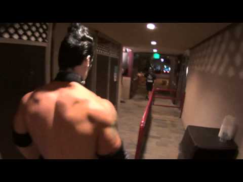 Doyle walks backstage at Danzig show in Los Angeles
