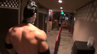 Doyle walks backstage at Danzig show in Los Angeles