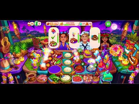Cooking Craze Honolulu Level 80 (Combo 895 / Don’t Burn Out Any Food)