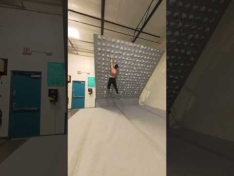 "swooped" @ 40° on the Kilter Board Original.  #kilterboard #climbing #bouldering