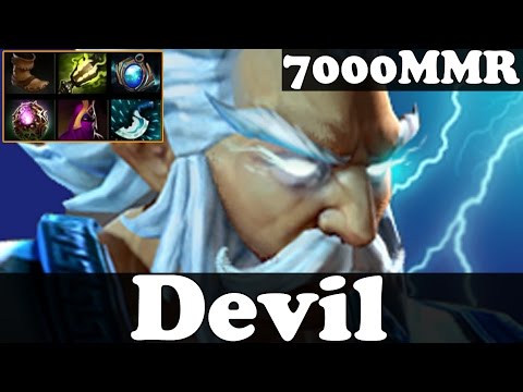 Dota 2 - Devil 7000 MMR Plays Zeus - Ranked Match Gameplay
