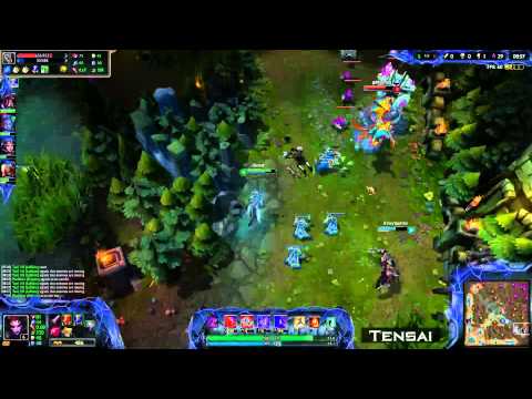 Kill Lane - Elise + Zed VS Miss Fortune + Galio (Ranked 3)