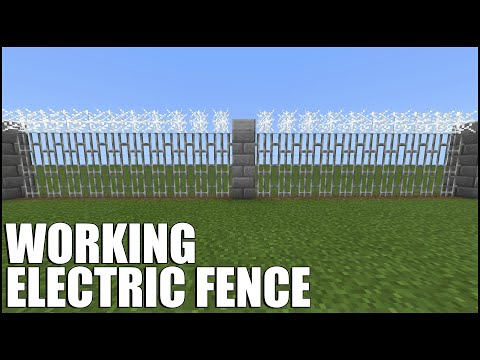 ULTIMATE Electric Fence in Minecraft Bedrock!