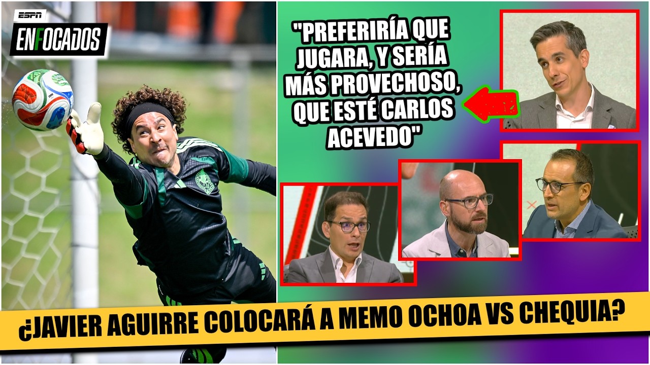 A MÉXICO NO LE VIENE BIEN TANTOS CAMBIOS vs CHEQUIA. Ochoa alteraría la forma de juego | Enfocados