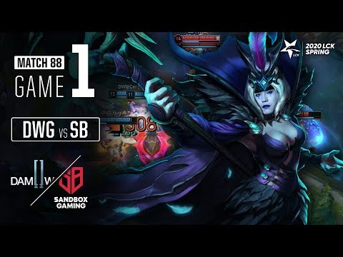 DWG vs SB | Match88 Game1 H/L | 2020 LCK Spring