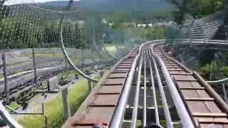 preview picture of video 'Timber Ripper Mountain Coaster POV @ Okemo Resort'